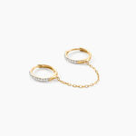 Bijou D'oreille Unitaire Feliciano Or Jaune Diamant - Piercings d'oreilles Femme | Histoire d&rsquo;Or