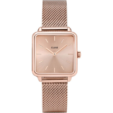 Montre Cluse La Tetragone Rose - Montres Femme | Histoire d’Or