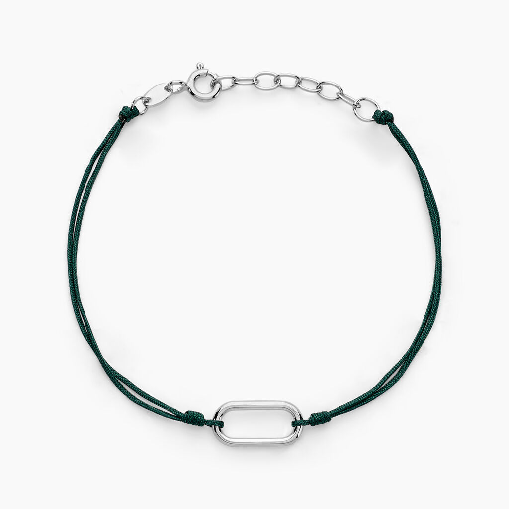 Bracelet Infini Pop Argent Blanc - Bracelets cordon Famille | Histoire d&rsquo;Or