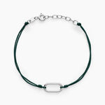 Bracelet Infini Pop Argent Blanc - Bracelets cordon Famille | Histoire d&rsquo;Or