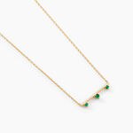 Collier Green Peas Or Jaune Emeraude - Colliers Femme | Histoire d&rsquo;Or