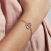 Bracelet Argent Rose Urcisse Oxydes De Zirconium - Bracelets Arbre de vie Femme | Histoire d’Or