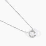 Collier Grizzel Argent Blanc Oxyde De Zirconium - Colliers fantaisie Femme | Histoire d&rsquo;Or