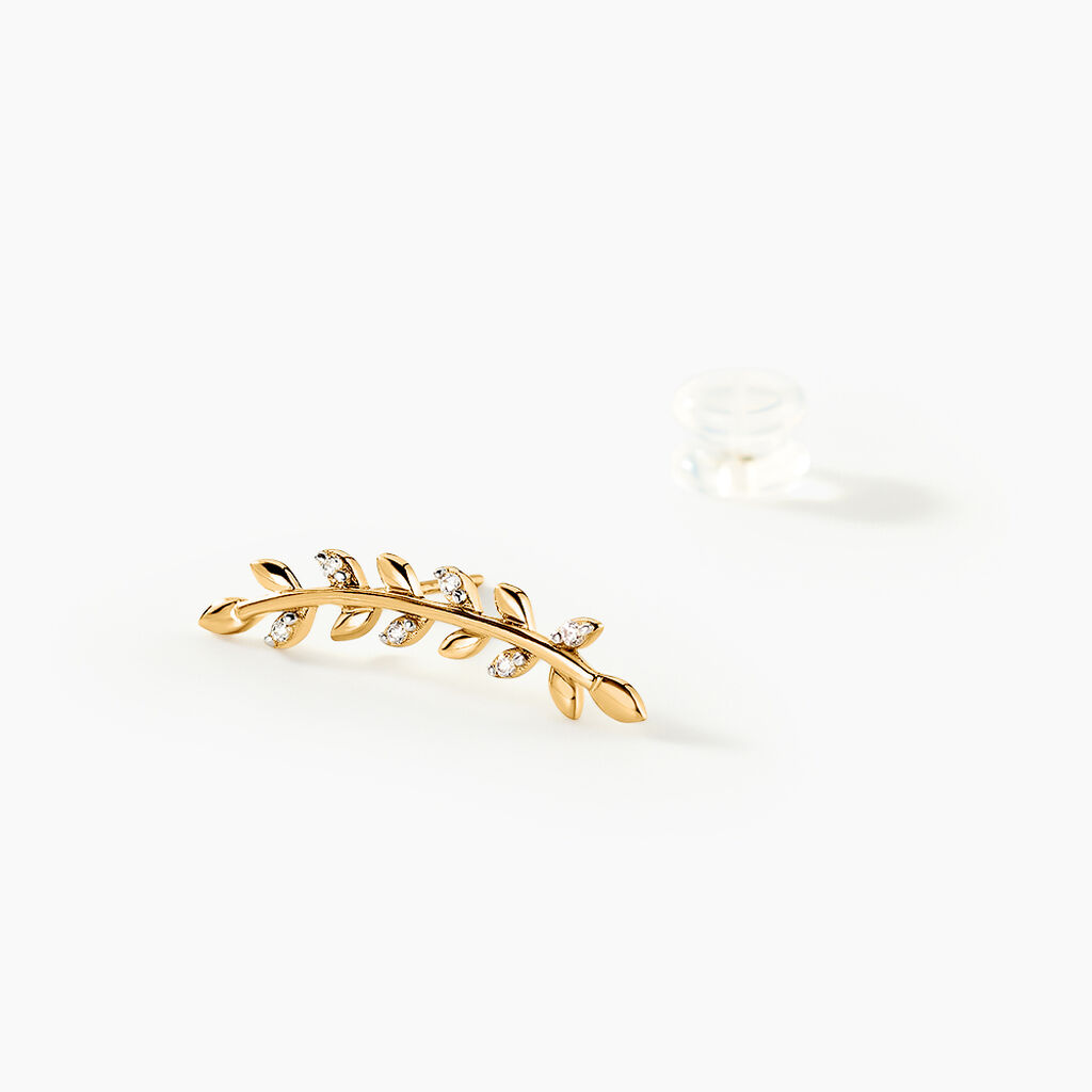 Bijoux D'oreilles Eloiza Or Jaune Oxyde De Zirconium - Ear cuffs Femme | Histoire d’Or