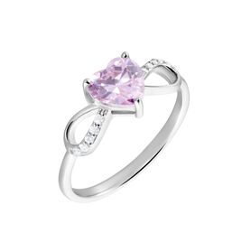 Bague Argent Blanc Atieno Oxyde De Zirconium - Bagues solitaires Femme | Histoire d’Or