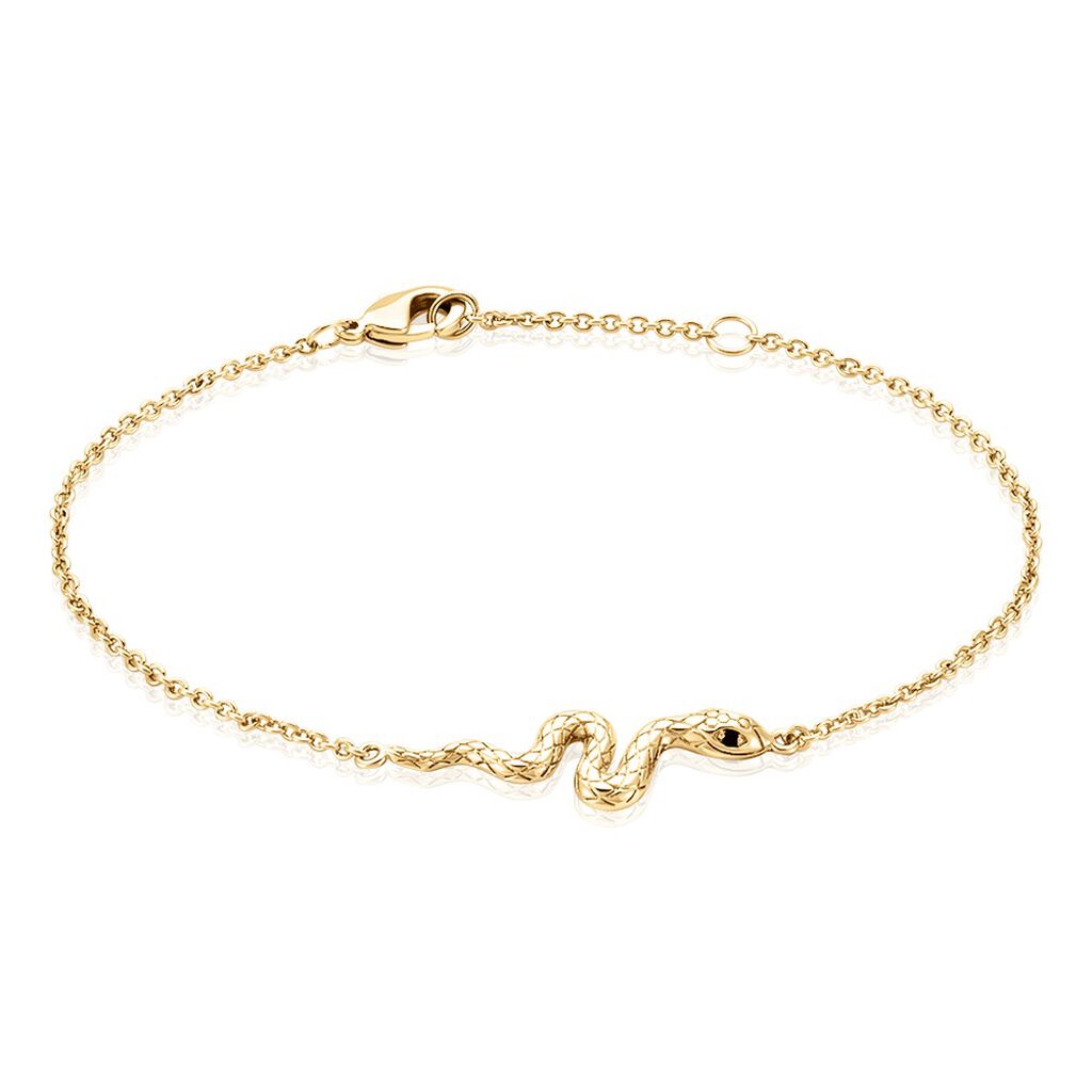 Bracelet Yasha Plaqué Or Jaune Spinelle Synthétique