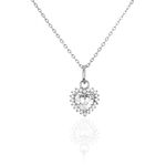 Collier Calvi Argent Blanc Oxyde De Zirconium - Colliers fantaisie Femme | Histoire d&rsquo;Or