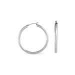 Cr&eacute;oles Argent Blanc Anne - Boucles d'oreilles cr&eacute;oles Femme | Histoire d&rsquo;Or