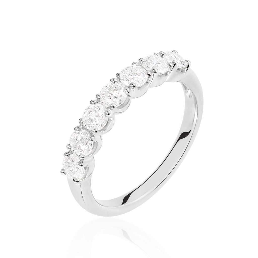 Alliance Hera Or Blanc Diamant - Alliances Femme | Histoire d’Or