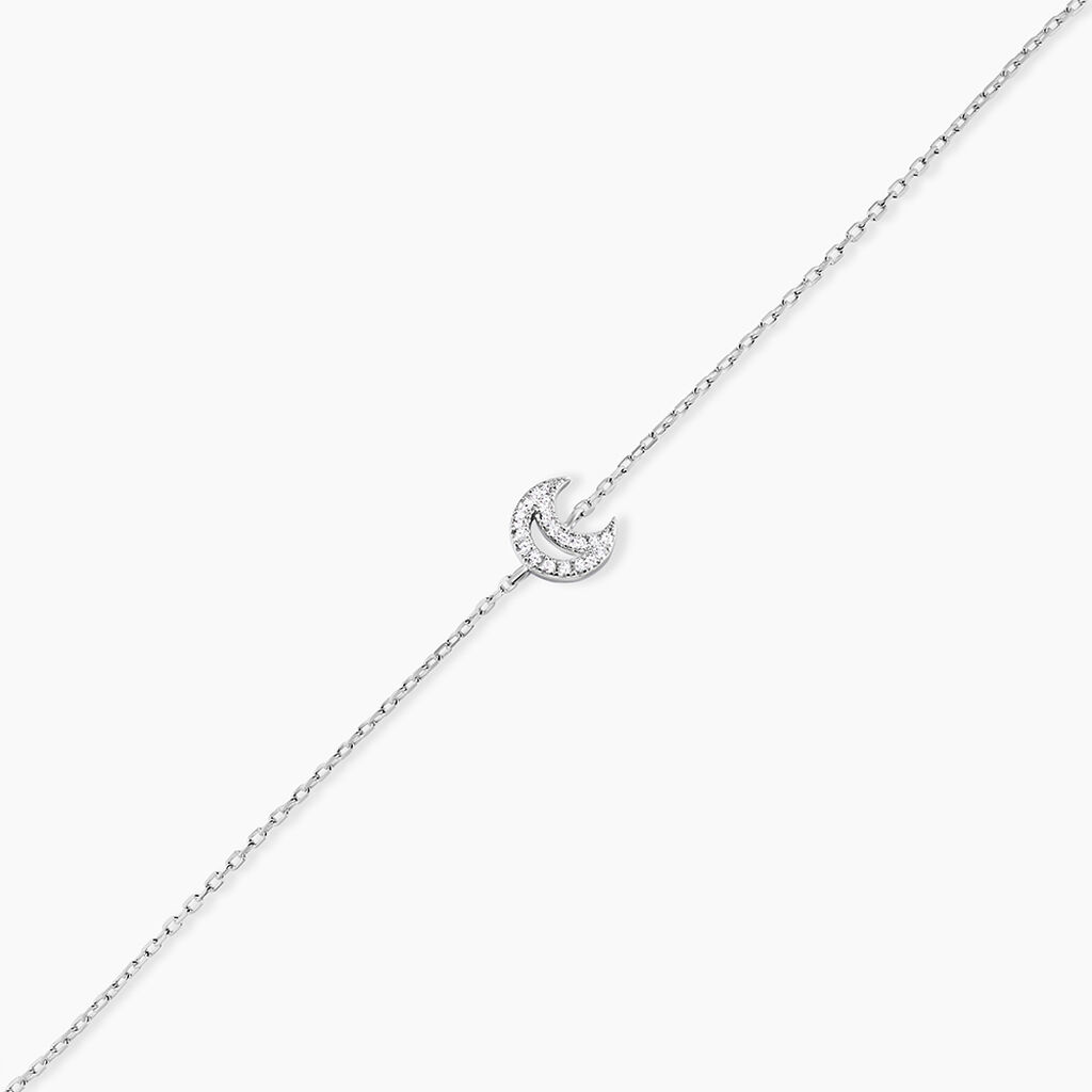 Bracelet Philine Argent Blanc Oxyde De Zirconium - Bracelets Femme | Histoire d’Or