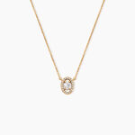 Collier Classical Plaqu&eacute; Or Jaune Oxyde De Zirconium - Colliers fantaisie Femme | Histoire d&rsquo;Or