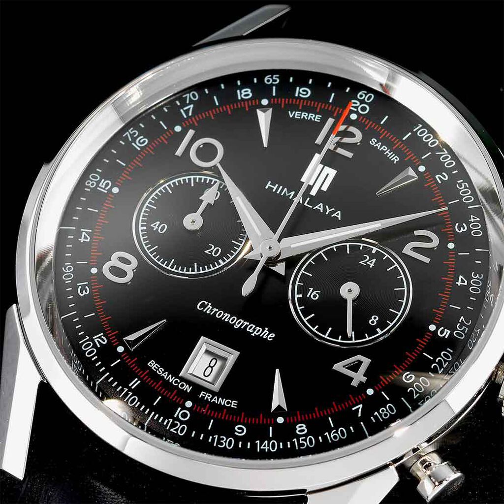 Montre Lip Himalaya Noir - Montres Homme | Histoire d’Or