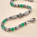 Bracelet Cliff Acier Gris Aventurine H&eacute;matite Oxyde De Zirconium - Bracelets Homme | Histoire d&rsquo;Or