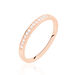 Alliance Collection Juliette Or Rose Diamant - Alliances Femme | Histoire d’Or
