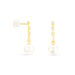 Boucles D'oreilles Pendantes Louise-marie Or Jaune Perle De Culture - Boucles d'oreilles pendantes Femme | Histoire d’Or