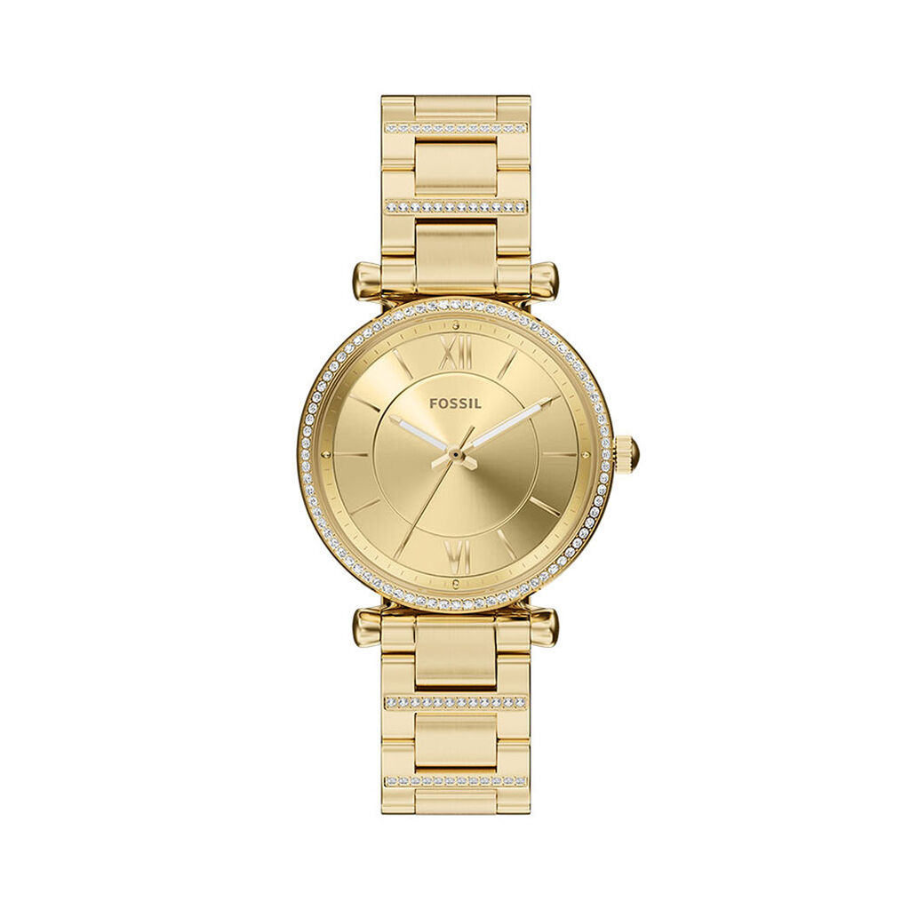 Montre Fossil Carlie 35 Champagne - Montres Femme | Histoire d&rsquo;Or