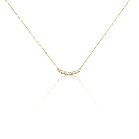 Collier Plaqué Or Kumb Oxydes De Zirconium - Colliers fantaisie Femme | Histoire d’Or
