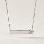 Collier Argent Rosule Oxydes De Zirconium - Colliers fantaisie Femme | Histoire d&rsquo;Or