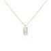 Collier Goddess Argent Doré Nacre Oxyde De Zirconium - Colliers fantaisie Femme | Histoire d’Or