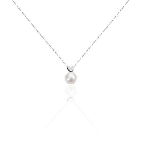 Collier Lorella Argent Blanc Perle De Culture - Colliers fantaisie Femme | Histoire d’Or