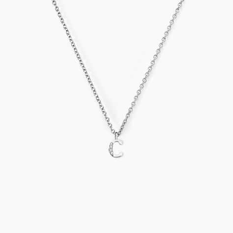 Collier Neruda Argent Blanc Oxyde De Zirconium - Colliers fantaisie Femme | Histoire d&rsquo;Or