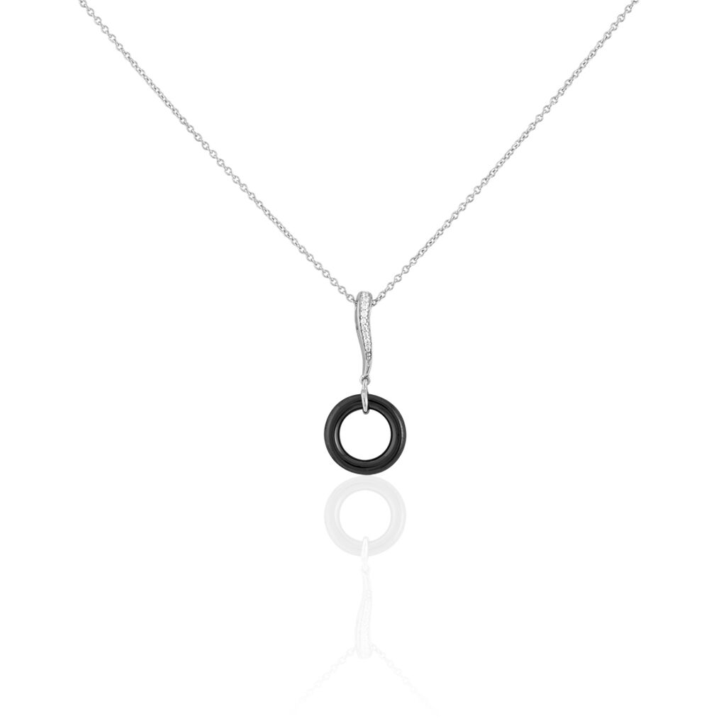 Collier Delphinia Argent Blanc Oxyde De Zirconium - Colliers fantaisie Femme | Histoire d’Or