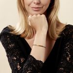 Bracelet Aedan Maille Popcorn Acier Bicolore - Bracelets Femme | Histoire d&rsquo;Or