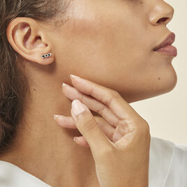 Boucles D'oreilles Pendantes Ondina Argent Blanc Oxyde De Zirconium - Boucles d'oreilles fantaisie Femme | Histoire d’Or