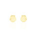 Boucles D'oreilles Puces Franzine Coquillage Or Jaune - Clous d'oreilles Femme | Histoire d’Or