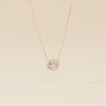 Collier Rosangela Or Bicolore Diamant Blanc - Colliers Femme | Histoire d&rsquo;Or