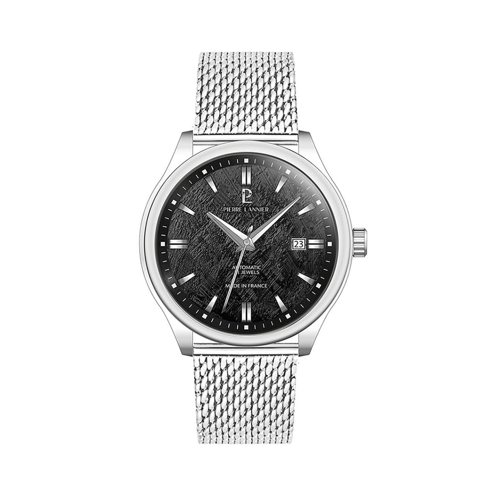 Montre Pierre Lannier Lannier Velin Noir - Montres Homme | Histoire d&rsquo;Or
