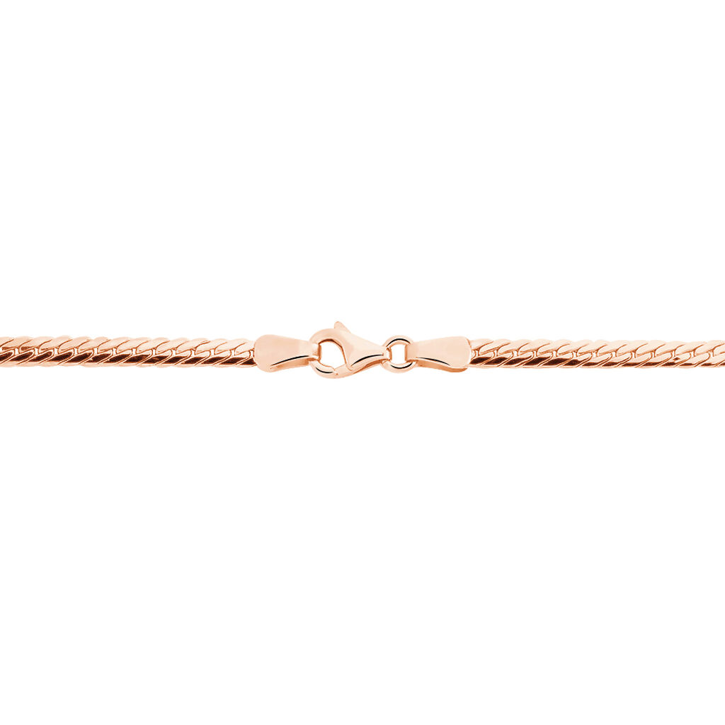 Bracelet Izel Maille Anglaise Or Rose - Bracelets chaîne Femme | Histoire d’Or