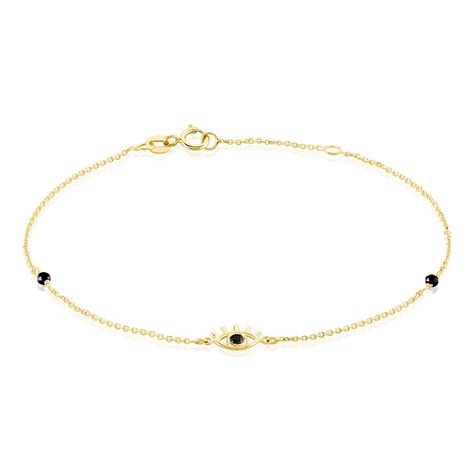 Bracelet Nayra Or Jaune Oxyde De Zirconium Spinelle - Bracelets Femme | Histoire d’Or