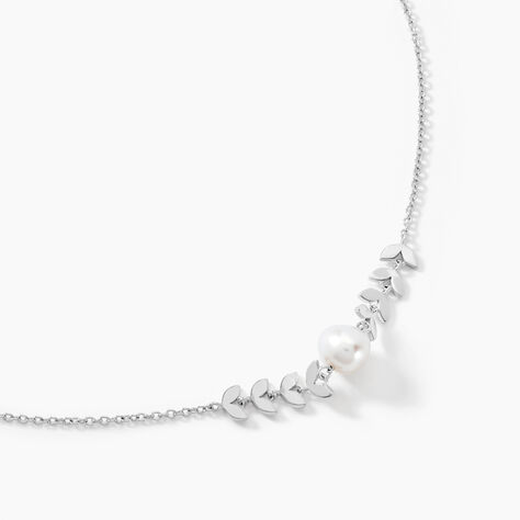 Collier Giacobbe Argent Blanc Perle De Culture - Colliers fantaisie Femme | Histoire d&rsquo;Or