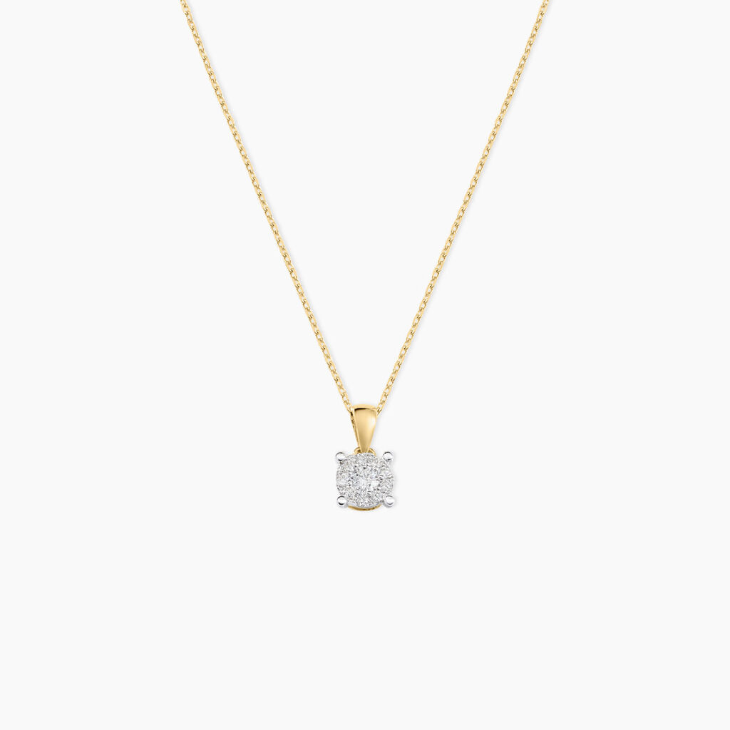 Collier Artemis Or Jaune Diamant