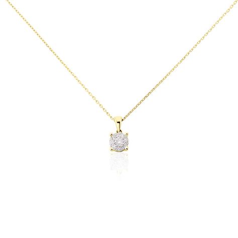 Collier Grace Or Jaune Diamant - Colliers Femme | Histoire d’Or