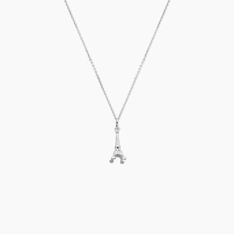 Collier Marceau Argent Blanc - Colliers fantaisie Famille | Histoire d&rsquo;Or