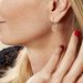 Boucles D'oreilles Pendantes Double Coeur Satines Or Bicolore - Boucles d'Oreilles Coeur Femme | Histoire d’Or