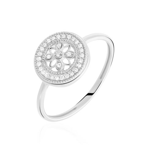 Bague Elfidiane Or Blanc Diamant - Bagues solitaires Femme | Histoire d&rsquo;Or
