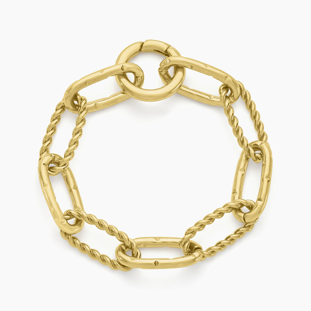 Bracelet Andria Acier Jaune - Bracelets Femme | Histoire d’Or