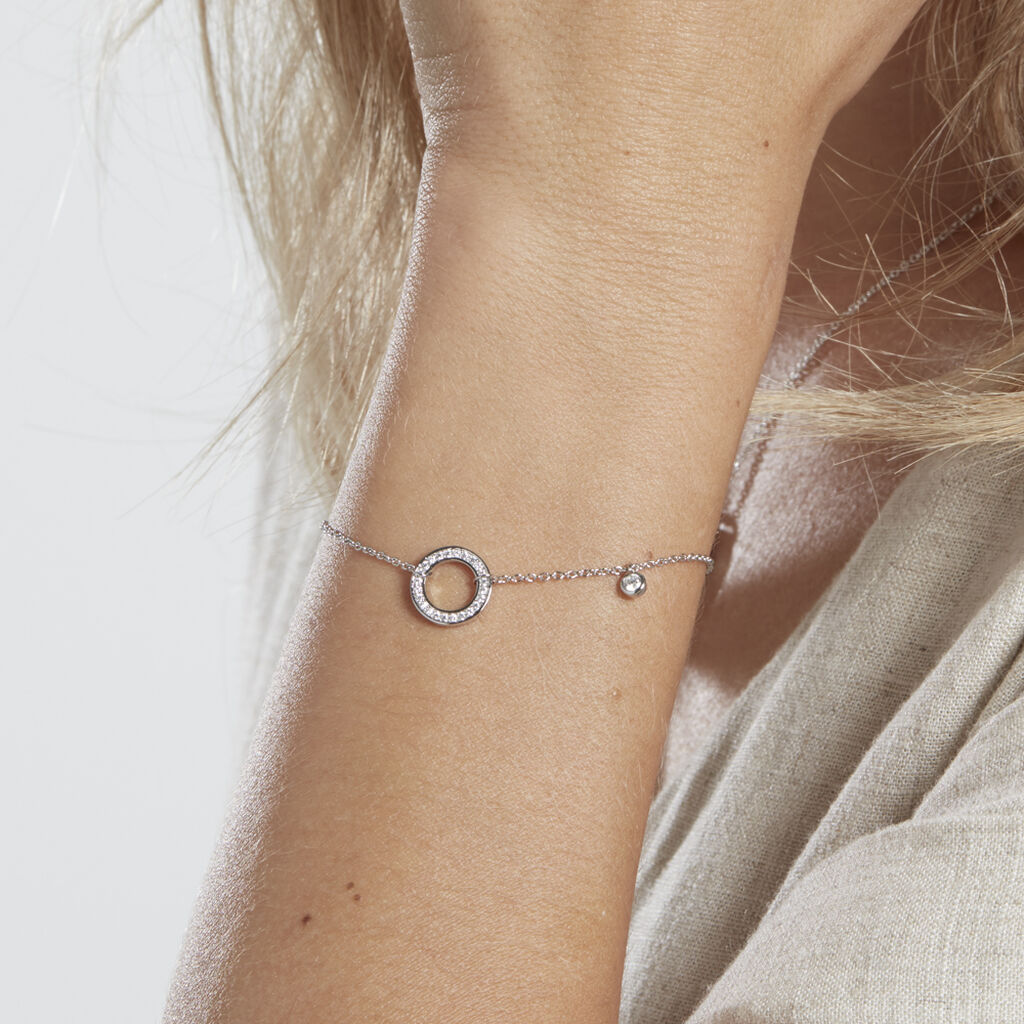 Bracelet Prisco Argent Oxyde De Zirconium - Bracelets Femme | Histoire d’Or
