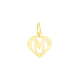 Pendentif Eudocie Coeur Lettre Or Jaune - Pendentifs Coeur Femme | Histoire d’Or