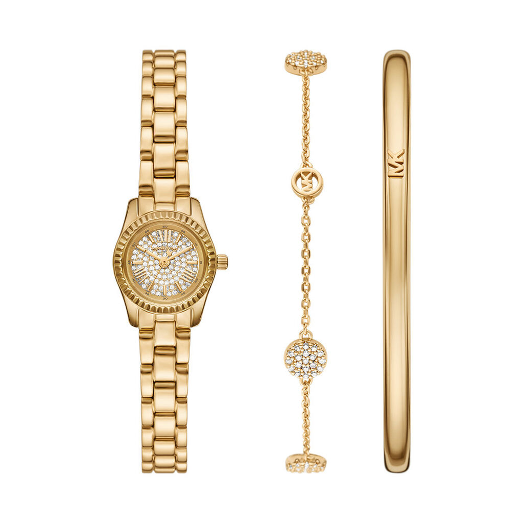 Coffret De Montre Michael Kors Micro Lexington Dor&eacute; - F&ecirc;te des m&egrave;res Femme | Histoire d&rsquo;Or