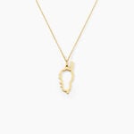 Pendentif Corse Plaqu&eacute; Or Jaune - Pendentifs Famille | Histoire d&rsquo;Or