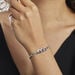 Bracelet Argent Blanc Quintila - Bracelets chaîne Femme | Histoire d’Or