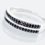 Bague Argent Blanc Agapios Oxydes De Zirconium - Bagues avec pierre Femme | Histoire d&rsquo;Or