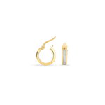 Cr&eacute;oles Lolicia Or Bicolore - Boucles d'oreilles cr&eacute;oles Femme | Histoire d&rsquo;Or
