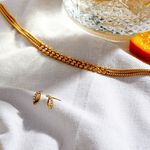 Boucles D'oreilles Puces Marlyatou Or Jaune Oxyde De Zirconium - Clous d'oreilles Femme | Histoire d&rsquo;Or