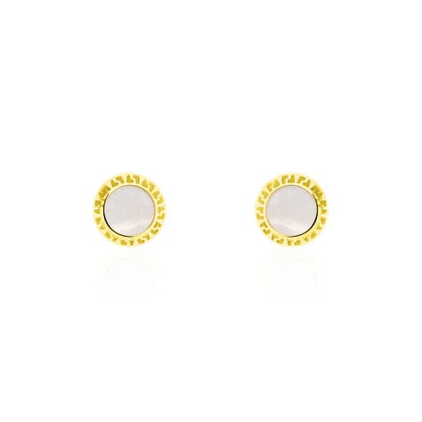 Boucles D'oreilles Puces Himelinda Or Jaune - Clous d'oreilles Femme | Histoire d’Or