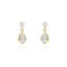 Boucles D'oreilles Pendantes Lika Or Jaune Oxyde De Zirconium - Boucles d'oreilles pendantes Femme | Histoire d’Or